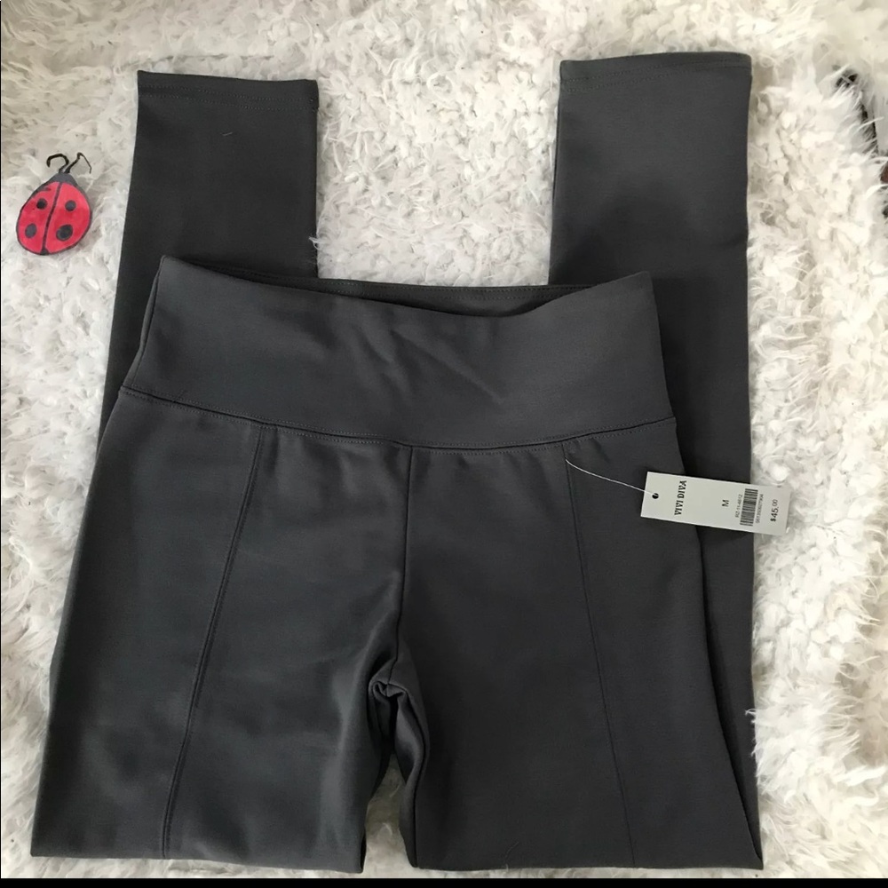 Charcoal Gray High Waist Leggings
